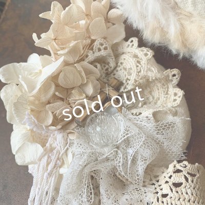 画像5: sukekiyo/プリザーブドとアンティークレースのコサージュキヨ・E