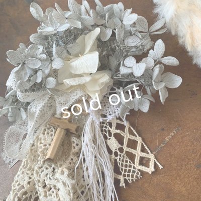 画像5: sukekiyo/プリザーブドとアンティークレースのコサージュキヨ・A