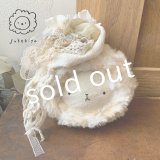 sukekiyo／プリザーブドとアンティークレースのコサージュキヨ・F