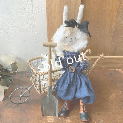 画像4: sukekiyo／庭しごとのウサキヨ・青のおようふく