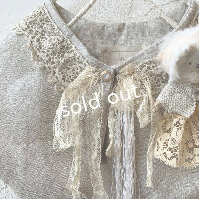 画像7: sukekiyo/アンティークレースとリネンの付け襟スケキヨ