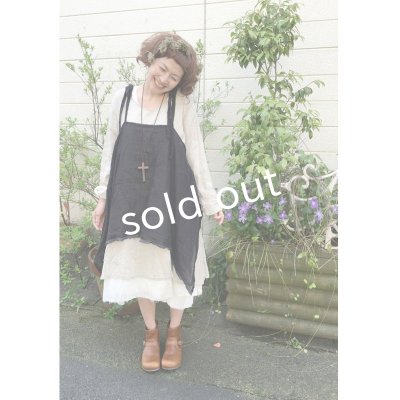 画像7: mifumi/ニュアンスキャミチュニック・ブラック