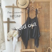 mifumi／ニュアンスキャミチュニック・ブラック