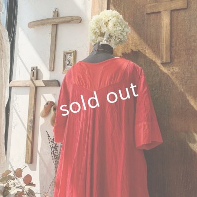 画像11: HALLELUJAH/Robe de fame de chambre 小間使いローブ・red