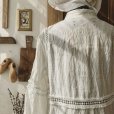 画像14: HALLELUJAH／Robe en dentelle 1940 レースローブ1940年代・off-white