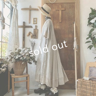 画像10: HALLELUJAH/Robe de fame de chambre 小間使いローブ・flax