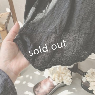 画像6: HALLELUJAH／Robe de fame de chambre 小間使いローブ・black