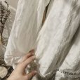 画像9: HALLELUJAH／Robe en dentelle 1940 レースローブ1940年代・off-white