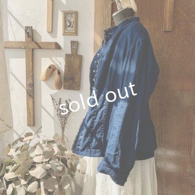 画像12: HALLELUJAH／Victorian Veste ヴィクトリア時代のジャケット・indigo