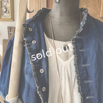 画像5: HALLELUJAH／Victorian Veste ヴィクトリア時代のジャケット・indigo