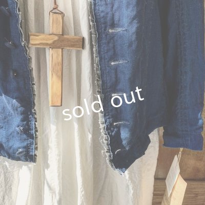 画像7: HALLELUJAH／Victorian Veste ヴィクトリア時代のジャケット・indigo