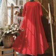 画像12: HALLELUJAH／Robe de fame de chambre 小間使いローブ・red