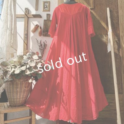 画像12: HALLELUJAH/Robe de fame de chambre 小間使いローブ・red