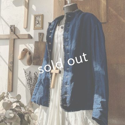 画像6: HALLELUJAH／Victorian Veste ヴィクトリア時代のジャケット・indigo