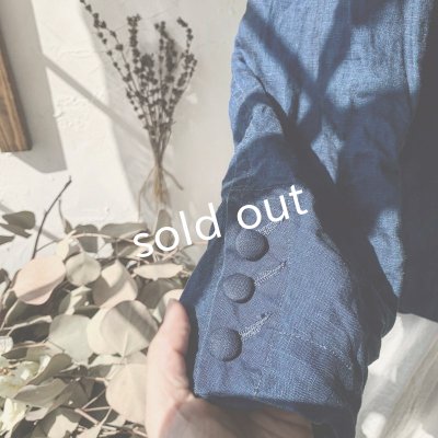 画像9: HALLELUJAH／Victorian Veste ヴィクトリア時代のジャケット・indigo