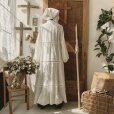 画像13: HALLELUJAH／Robe en dentelle 1940 レースローブ1940年代・off-white