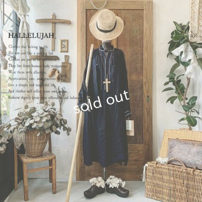 画像1: HALLELUJAH／Robe de Berger 1800s 羊飼いローブ1800年代・charcoal