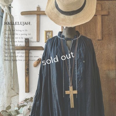 画像2: HALLELUJAH／Robe de Berger 1800s 羊飼いローブ1800年代・charcoal