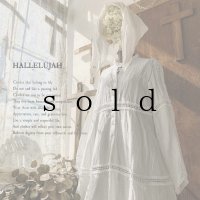 HALLELUJAH／Robe en dentelle 1940 レースローブ1940年代・off-white