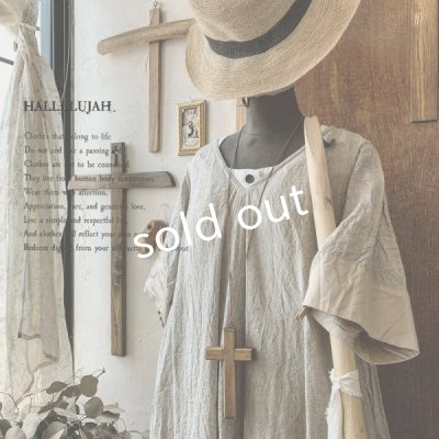 画像3: HALLELUJAH/Robe de fame de chambre 小間使いローブ・flax