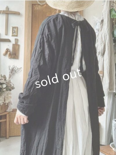 画像9: MARCHE' DE SOEUR／後ろリボンワンピース・黒