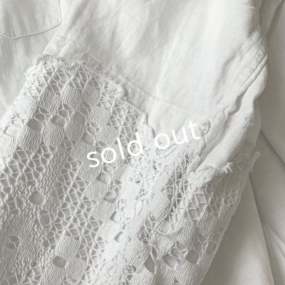 画像10: antiques/1900'年代初期アンティーク品・十字架レースの司祭服