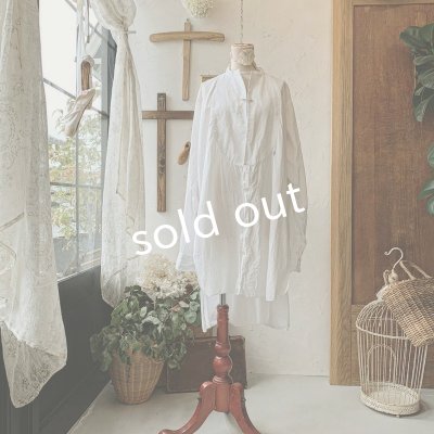 画像12: antiques/1900'年代アンティーク品・グランパシャツ