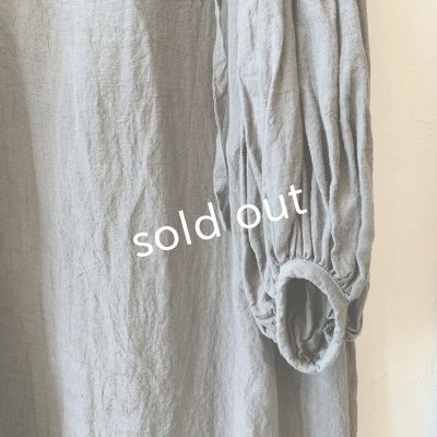 画像6: mifumi/ブッファンお袖の肩リボンワンピース・濃灰