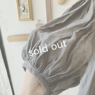 画像4: mifumi/ブッファンお袖の肩リボンワンピース・濃灰