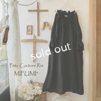 mifumi／リラのワンピース・黒
