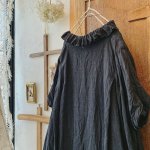 画像7: MARCHE' DE SOEUR／ラッフル襟のワンピース・スミクロ (7)