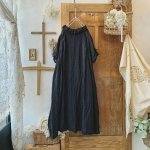画像6: MARCHE' DE SOEUR／ラッフル襟のワンピース・スミクロ (6)
