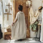 画像10: MARCHE' DE SOEUR／ラッフル襟のワンピース・スミクロ (10)