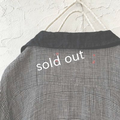 画像12: 当店限定 HALLELUJAH/Robe de Berger 1800s 襟付き羊飼いローブ・glen check