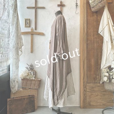 画像8: HALLELUJAH/1930's Robe・brown×flax