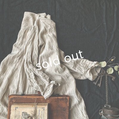 画像8: HALLELUJAH/1930's ローブ・フラックス×オフホワイト