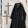画像11: HALLELUJAH／Robe de Berger 1800s 襟付き羊飼いローブ1800年代・black