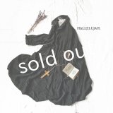 HALLELUJAH／Robe de Berger 1800s 襟付き羊飼いローブ1800年代・black