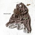 画像1: HALLELUJAH/1930's Robe・brown×flax (1)