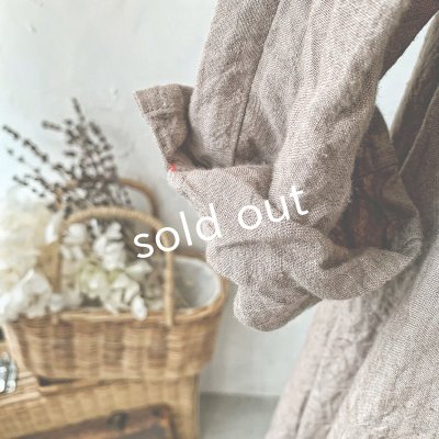 画像7: HALLELUJAH/1930's Robe・brown×flax