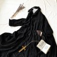 画像3: HALLELUJAH／Robe de Berger 1800s 襟付き羊飼いローブ1800年代・black