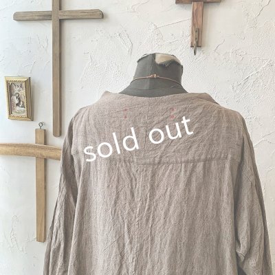 画像10: HALLELUJAH/1930's Robe・brown×flax