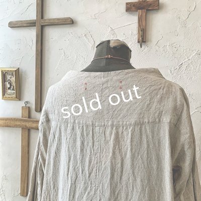 画像6: HALLELUJAH/1930's ローブ・フラックス×オフホワイト