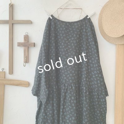 画像7: mifumi／hibinoワンピース・プチブーケ黒