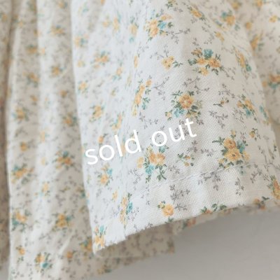 画像5: mifumi/ティアードパッチのスカート・黄小花