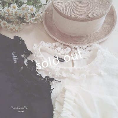 画像9: mifumi／おはなたちのブラウス・黒