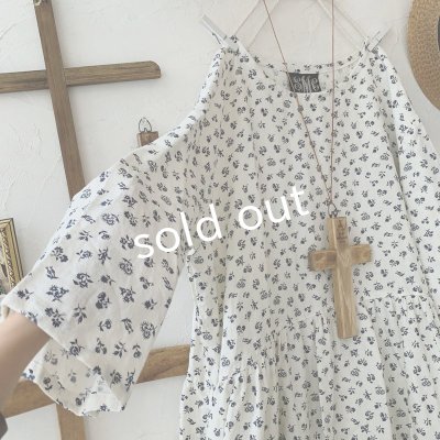 画像3: mifumi／hibinoワンピース・プチブーケ白