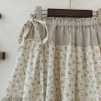画像2: mifumi／ティアードパッチのスカート・黄小花 (2)