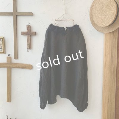 画像5: mifumi／おはなたちのブラウス・黒