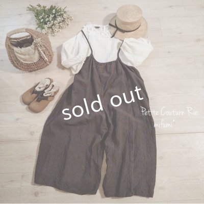 画像10: mifumi／おはなたちのブラウス・黒